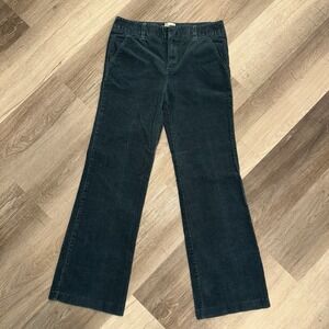 Old Navy Teal Corduroy Pants Size 8 Flare Bootcut Retro Y2K Fall Cottage
